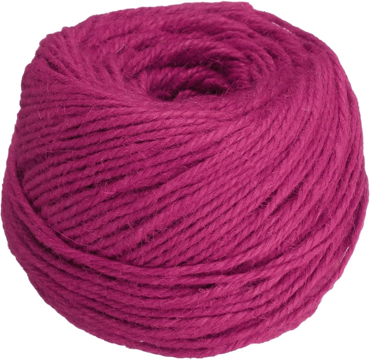 uxcell 328 Feet Natural Jute Twine String,3mm Thin Garden Twine Rope Colored Plant String Cord for DIY Art Crafts Gift Wrapping Decoration Packing Gardening Plant Hanger,Rose Red