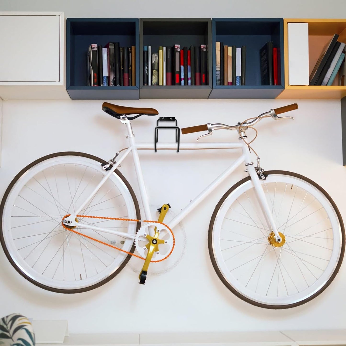 Garden Hose Holder Wall Mounted,304Stainless Steel Solid Hook Holds Up to 150Ft - Black