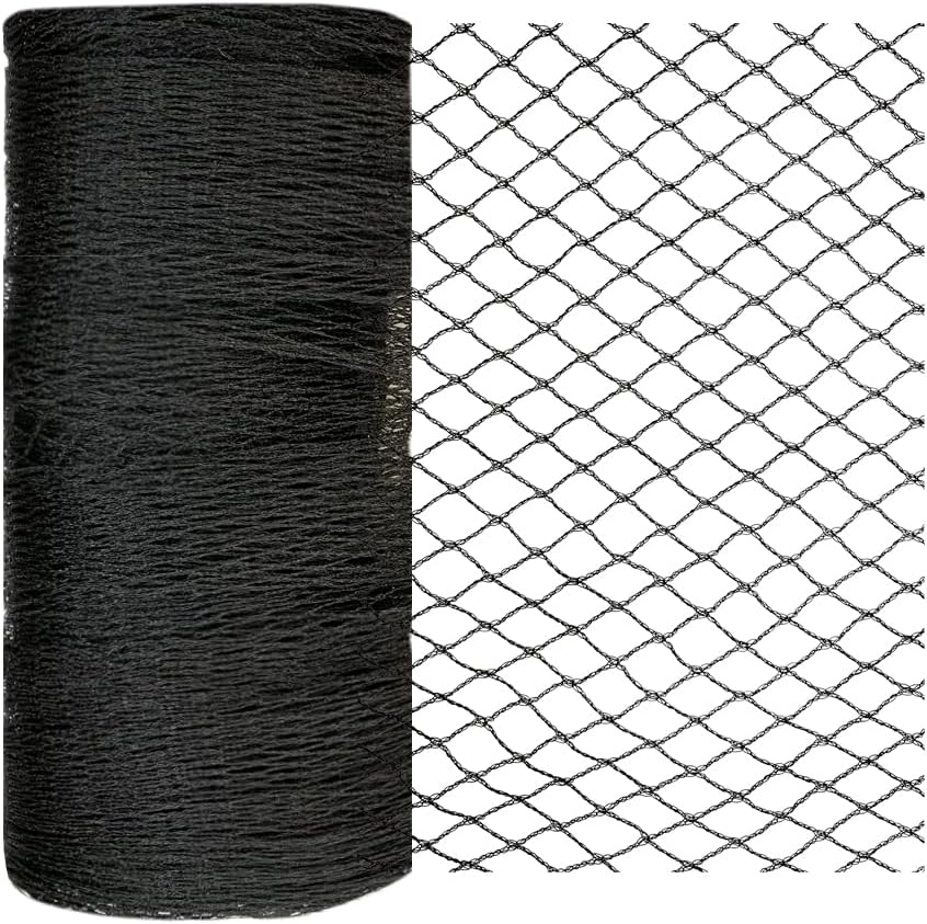 Bird Netting 25x50 Ft, 1 in Mesh Heavy Duty Garden Netting Pest Barrier for Plants, Fruit Trees, Vegetables, Extra Strong Woven Mesh Netting, Animal Fencing Against Birds, Deer, Poultry