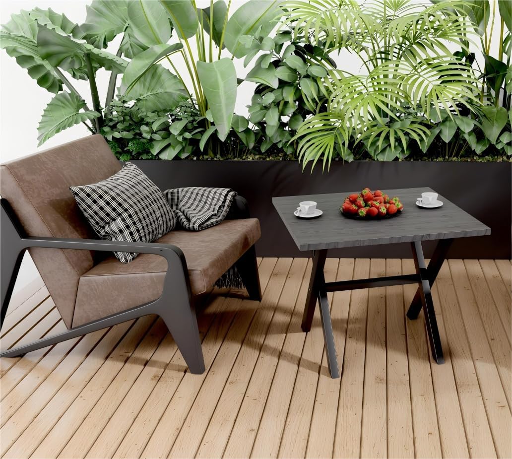 Outdoor Side Table,Small Patio Table,Small Folding Table Camping Folding Table for Garden,Camping,Pool,Porch.