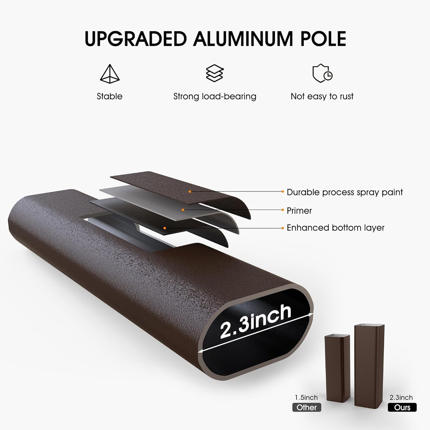 PURPLE LEAF 3-Seat Deluxe Outdoor Patio Porch Swing with Weather Resistant Steel Frame, Adjustable Tilt Canopy, Cushions and Pillow Included, Turquoise Blue