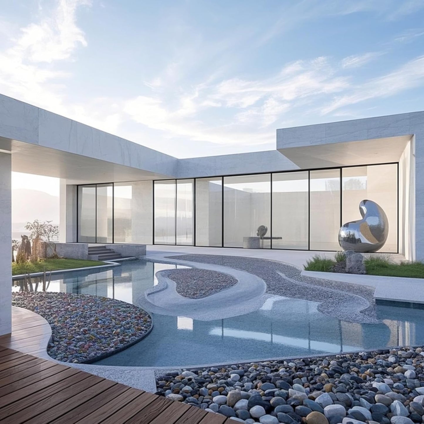 River Rocks for Landscaping, 40lbs Colorful Pebbles for Indoor Plants, 1-2 Inch Decorative Rocks for Planters, High Polished Stones for Vase Filler Fish Tank Garden