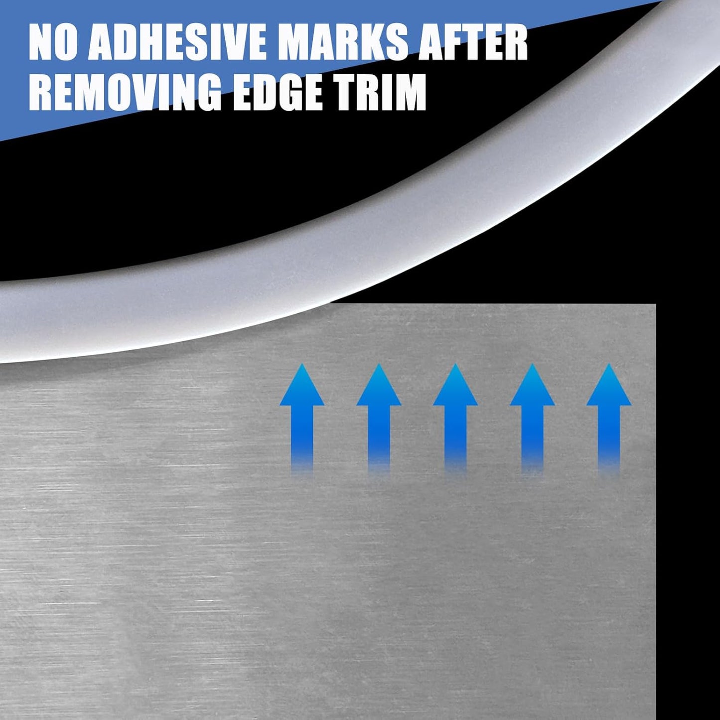 Rubber Edge Trim, Flexible Edge Trim for Sharp Edge, 1/4" U Channel Edge Protector, Self Adhesive Edge Guards for Plywood, Glass, Flexiglass and Sheet Metal Parts, 20Ft, Grey Color