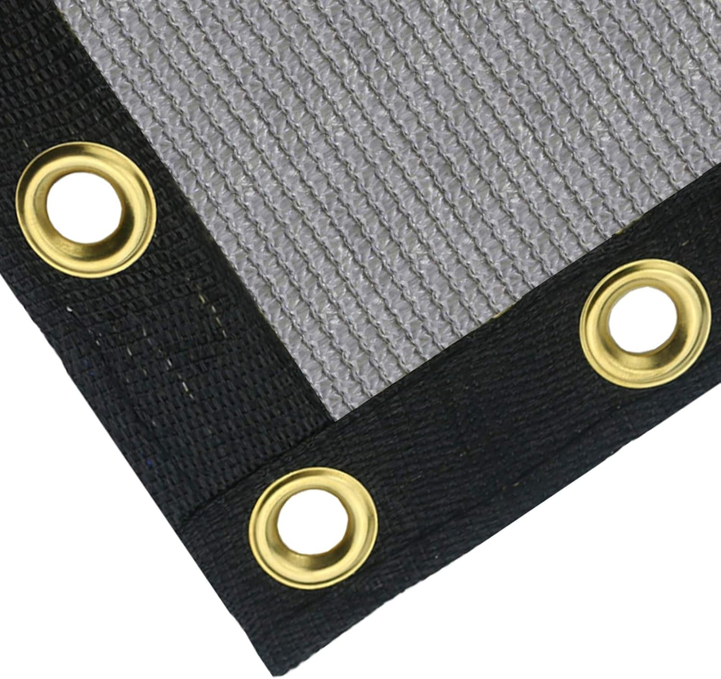 Sunnyglade 6 feet x 50 feet Privacy Screen Fence Heavy Duty Fencing Mesh Shade Net Cover for Wall Garden Yard Backyard (6 ft X 50 ft, Grey)