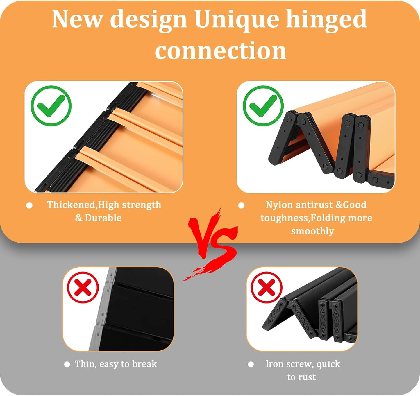 Tesouro Portable Camping Table,Folding Side Table Aluminum Top for Outdoor Cooking, Hiking, Travel, Picnic (Apricot-Medium)