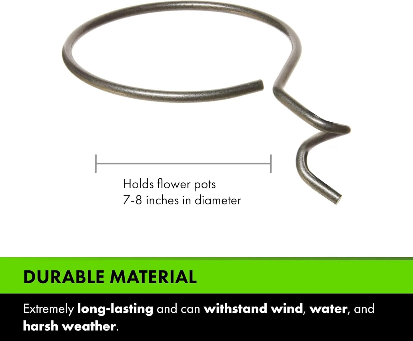 Yard Butler Yard Tree Supplies - Beautiful Home Decor for Garden, Lawn, or Indoors - Perfect for Hanging Plants, Bird Feeders, Laterns, or Wind Chimes, Tree Ring