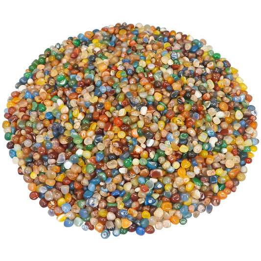 Vase Filler,Landscaping Pebbles, River Rocks Decorative Ornamental Pebbles, DIY Smoothed Rocks for Potted Plant Resin Art Vase Fillers Aquarium Gravel Rocks (Colorful, 10 Pounds)