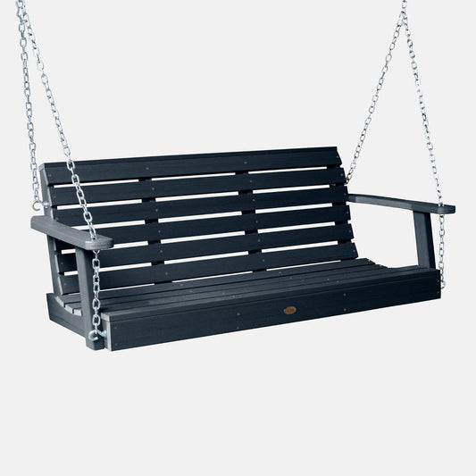 highwood Weatherly Porch Swing 5 Feet, Federal Blue