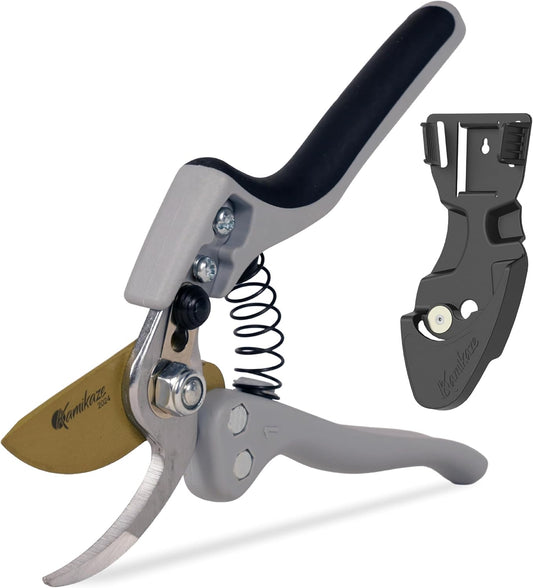 EZ Kut Kamikaze Force Bypass Pruning Shears Heavy Duty - Best Pruners for Gardening and Gifts for Women and Men - Gardening Hand Tools with a since 1988