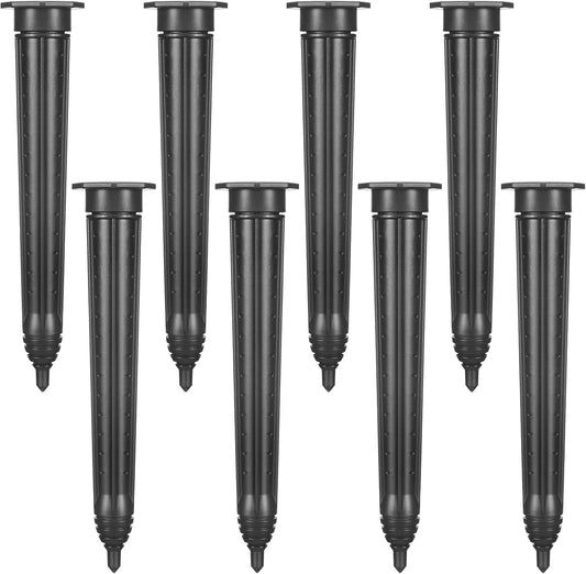 8 Pack Garden Watering Stake Large UV-Protected ABS Plastic Deep Root Irrigation Spike for Trees, Shrubs, Bushes, Shrubs, Flowers, Fruits, Vegetables, Potted Plants (14 Inch)