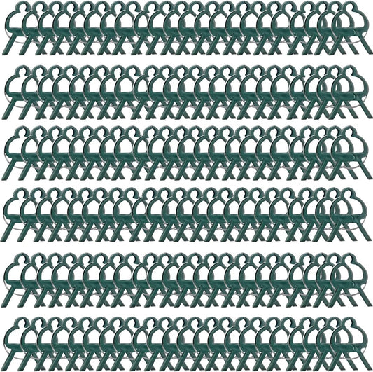 GXXMEI 100PCS Plant Clips Garden Clips for Tomato Cage, Tomatoes Clips Plant Support Clips for Bamboo Stakes, Climbing Plants, Vines, Gentle Plant & Flower Trellis Clips for Plant Stalks, Stems