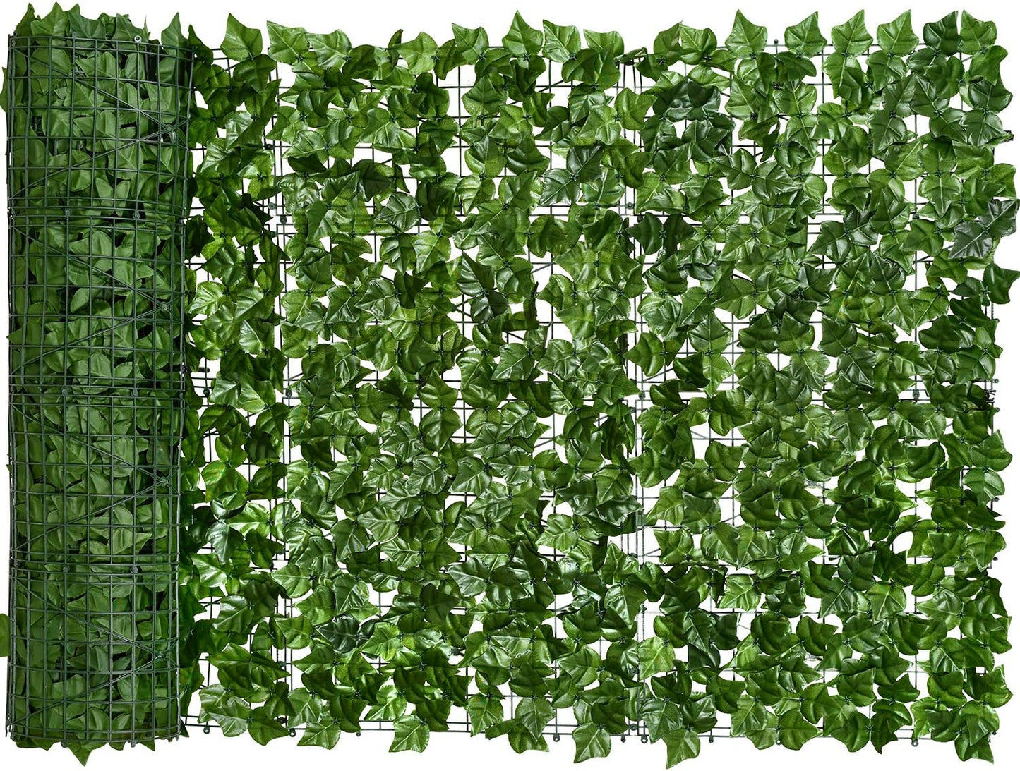 DearHouse Artificial Ivy Privacy Fence Wall Screen, 98.4x59in Artificial Hedges Fence and Faux Ivy Vine Leaf Decoration for Outdoor Garden Decor