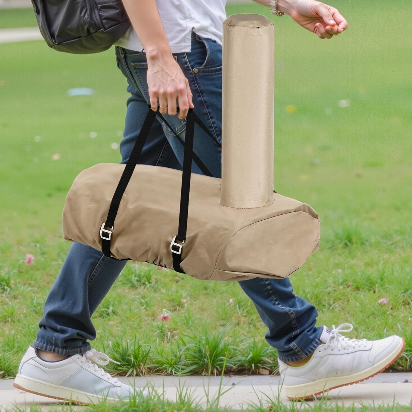 BIG HORN OUTDOORS 12Inch Pizza Oven Cover, Heavy Duty Waterproof and Weather Resistant Oxford Fabric Covers