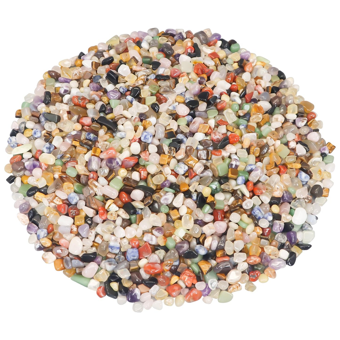 Vase Filler,Landscaping Pebbles, River Rocks Decorative Ornamental Pebbles, DIY Smoothed Rocks for Potted Plant Resin Art Vase Fillers Aquarium Gravel Rocks (Mixed Color, 5 Pounds)