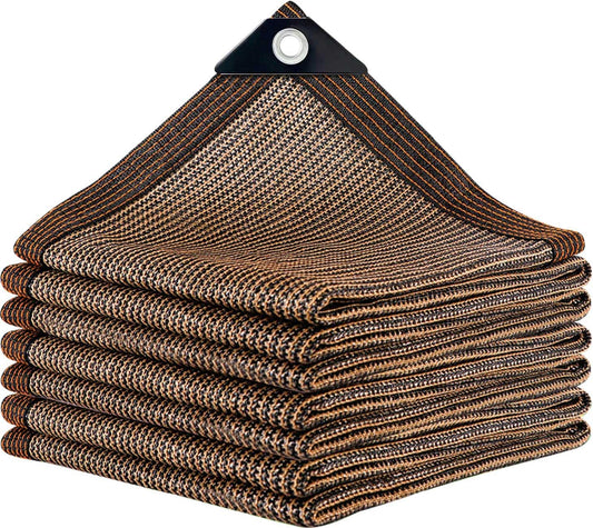 Shade Cloth,80% Sunblock Net with Metal Grommets and Reinforced Edges,Garden Sun Shade Netting,Used in Courtyards,Balconies,Carports,Greenhouse, Plants Growing,Chicken Coop Patios etc.10x12FT