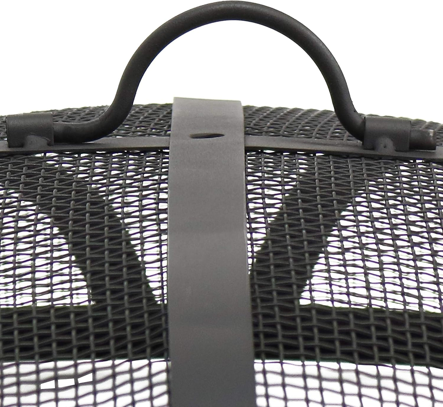 Sunnydaze 39-Inch Replacement Steel Fire Pit Bowl with Round Spark Screen - High-Temperature Painted Finish