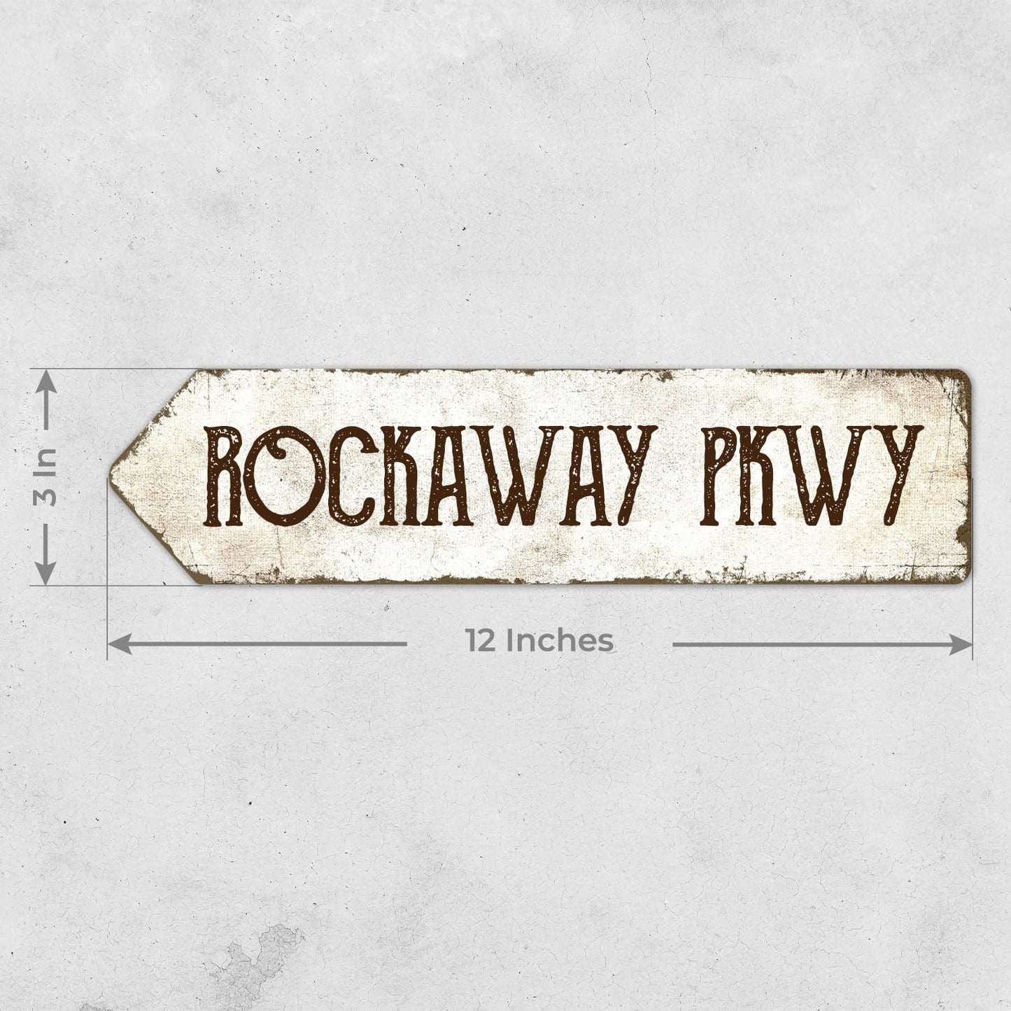 Rustic Custom Sign, Personalized Metal Signs, Gift for Him Men Dad, Man Cave, Indoor and Outdoor Use 3x12 Inches, ACM Left, Fade Resistant, Made in USA by Sigo Signs