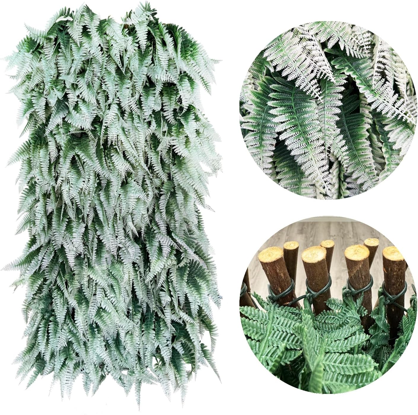 Expandable Fence Privacy Screen for Balcony Patio Outdoor,Decorative Faux Ivy Fencing Panel,Artificial Hedges (Single Sided Leaves)…1