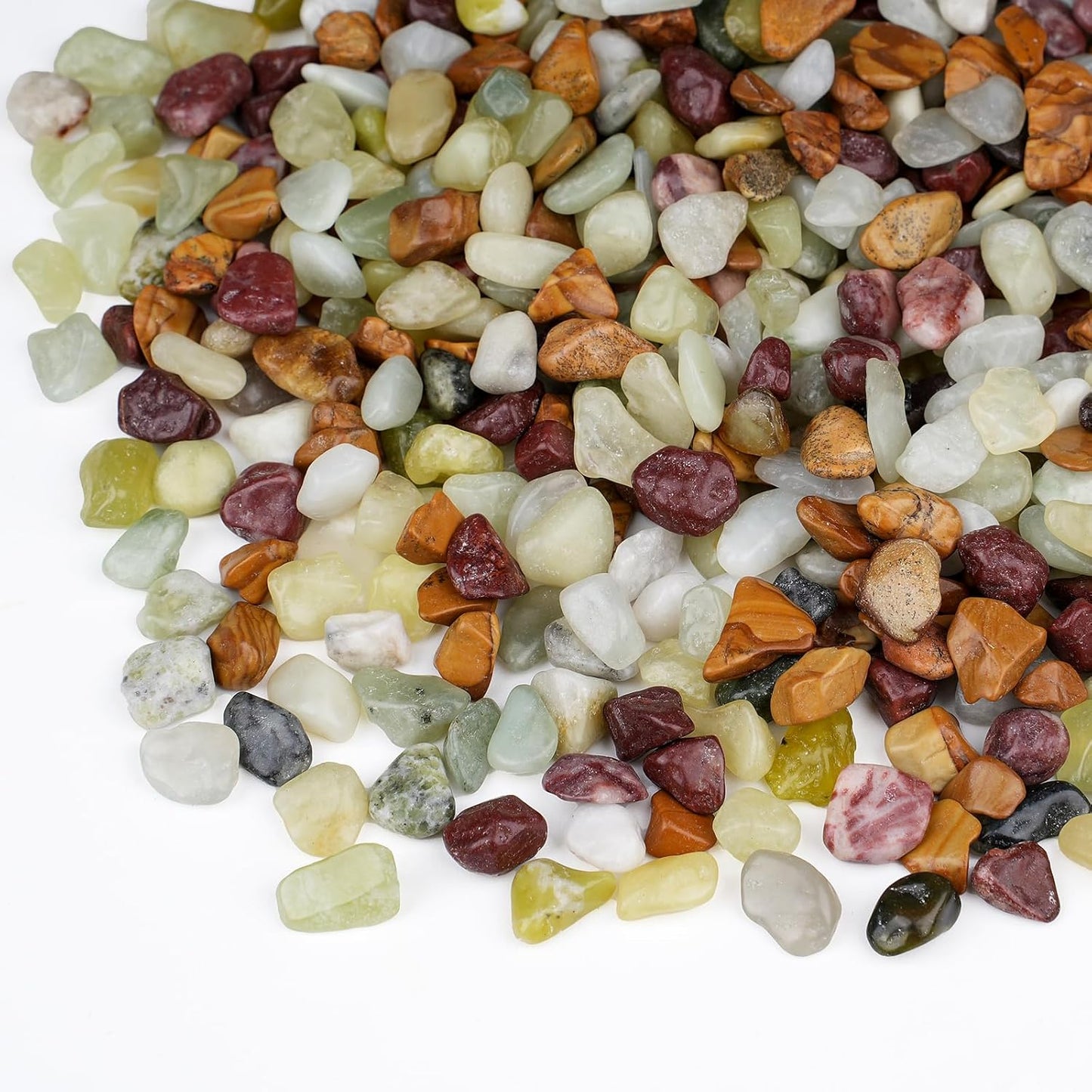 2.5 lbs Pebbles for Indoor Plants, Succulent Rocks, 3/8" Polished Pebbles for Bamboo, Vase, Terrarium, Natural Decorative Small River Rocks for Crafts, Cactus, Outdoor Garden Landscaping