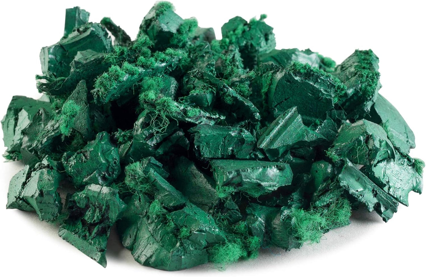 Playsafer Rubber Mulch Nuggets Protective Flooring for Playgrounds, Swing-Sets, Play Areas, and Landscaping (40 LBS - 1.55 CU. FT., Green)