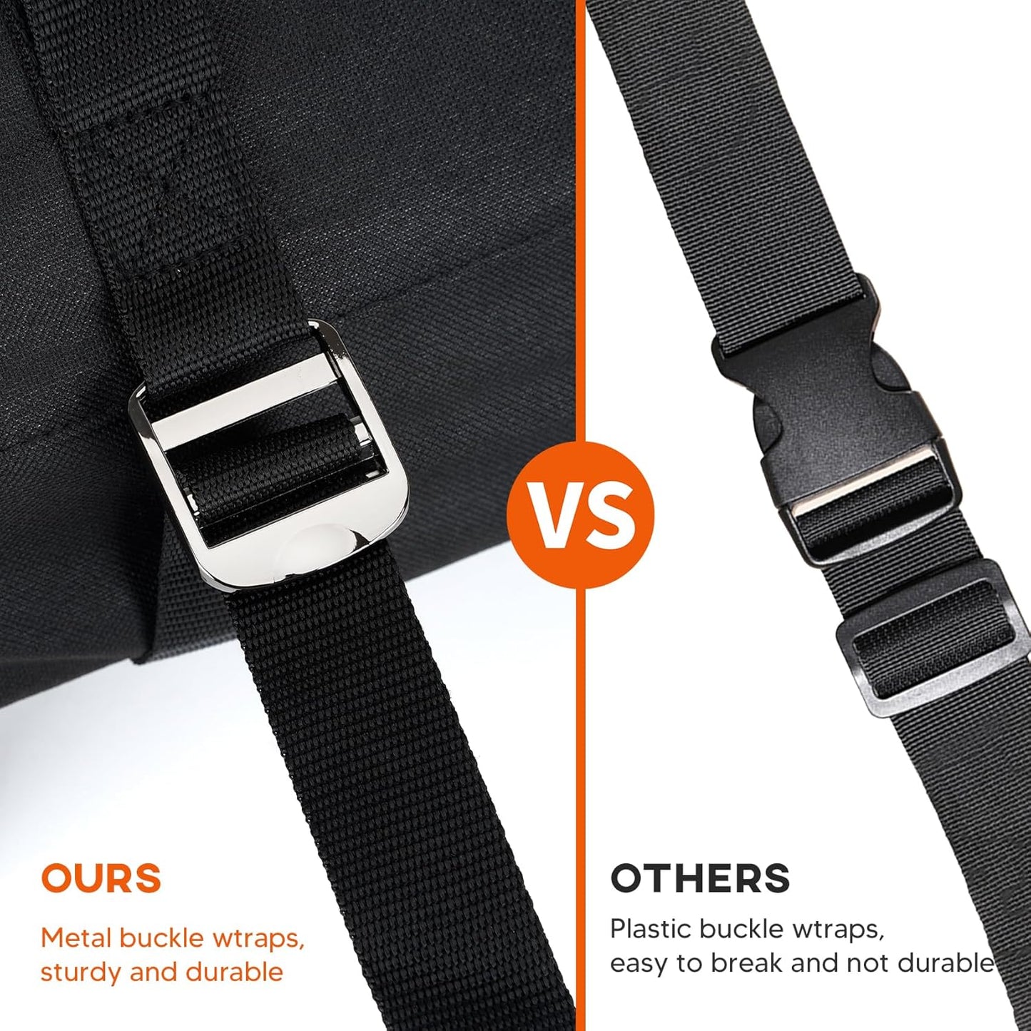 Onlyfire Chef Pizza Oven Cover for Ooni Karu 12, Outdoor Pizza Oven Protective Carry Cover, Heavy Duty Waterproof Weather Resistant Dust-Proof, Black