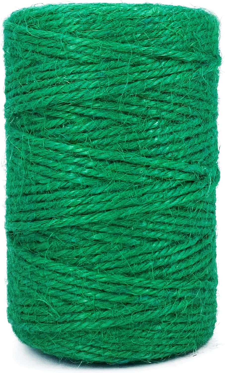 Leecogo Green 2.5mm Jute Twine 328 Feet Heavy Duty Garden Twine String for Gardening Plant Crafts and Decorative Projects
