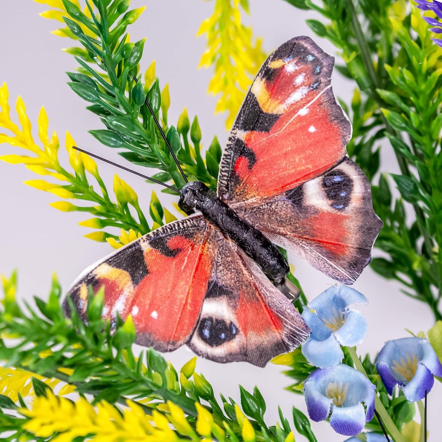 Berfutall-Artificial Feather 3D Butterfly Party Decorations Set of 12 Color Ornaments for Christmas Tree(C)…