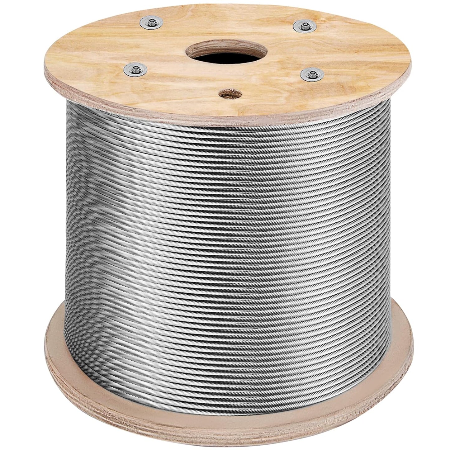 VEVOR 3/16 Stainless Steel Cable 1000FT, T316 4700 LBS Breaking Strength Thickened Cable Railing System Wire Rope Aircraft Deck Railing Kit Fence Wire