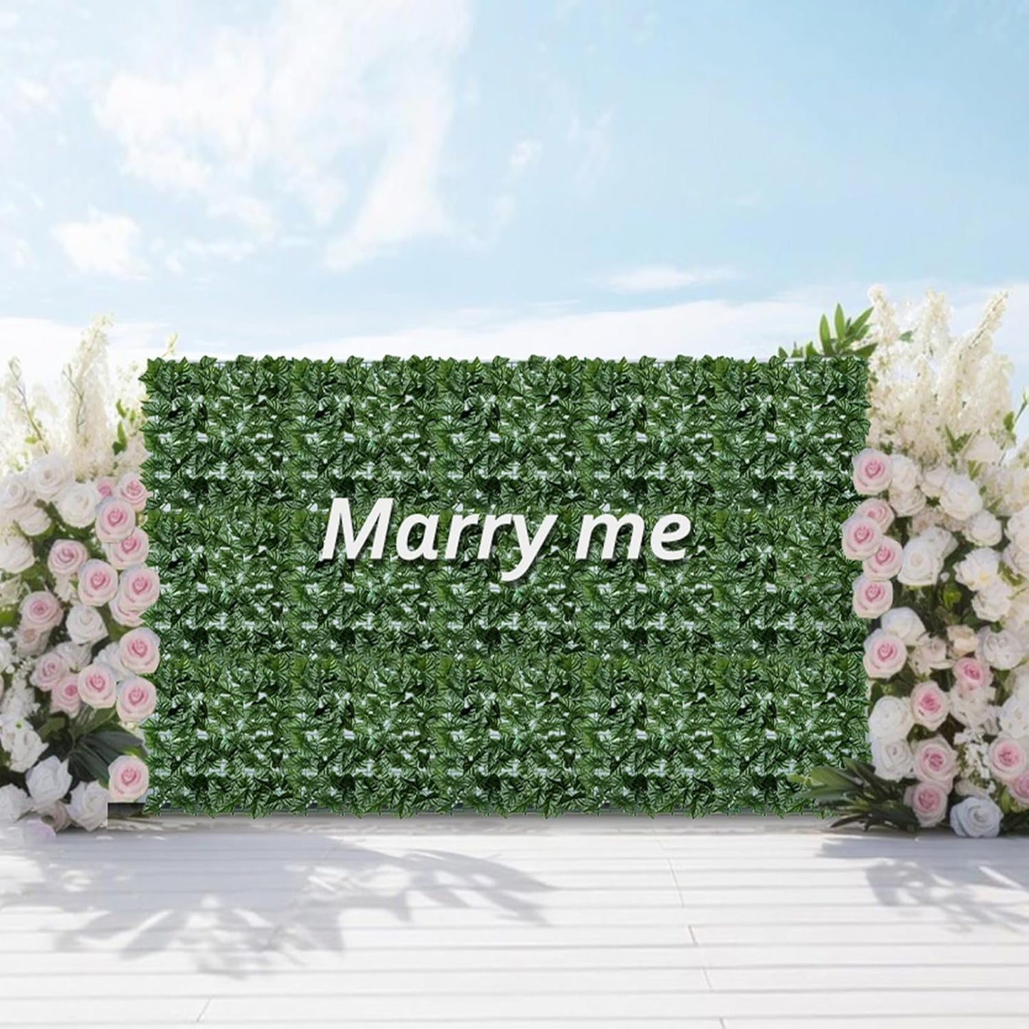 Artificial Ivy Privacy Fence Screen 40x100in Privacy Hedges Wall Faux UV-Anti Panel for Indoor Outdoor Garden Balcony Decor