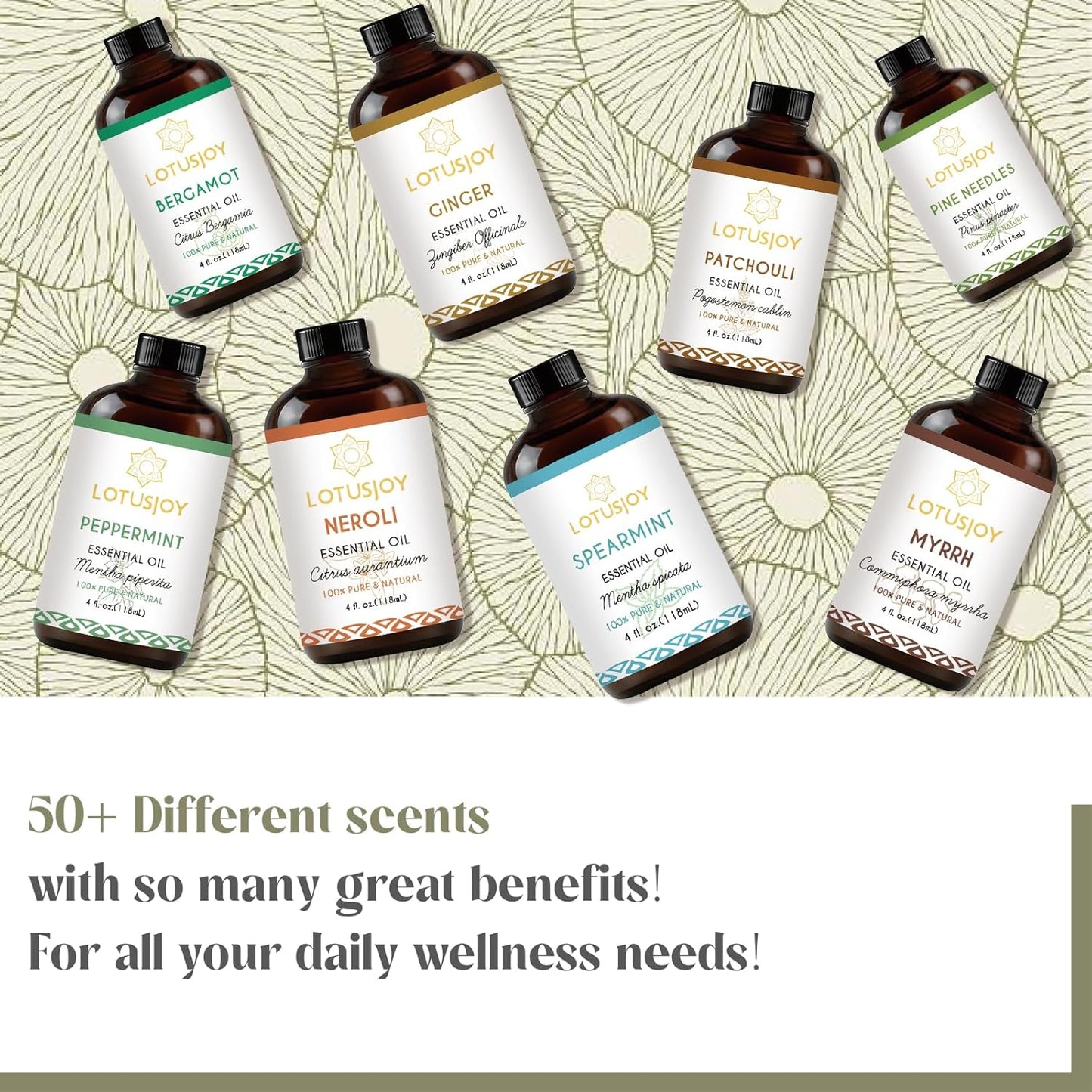 Myrrh Essential Oil, Pure Natural Myrrh Oil for Skin Hair Diffuser Room Spray DIY - 4 Oz