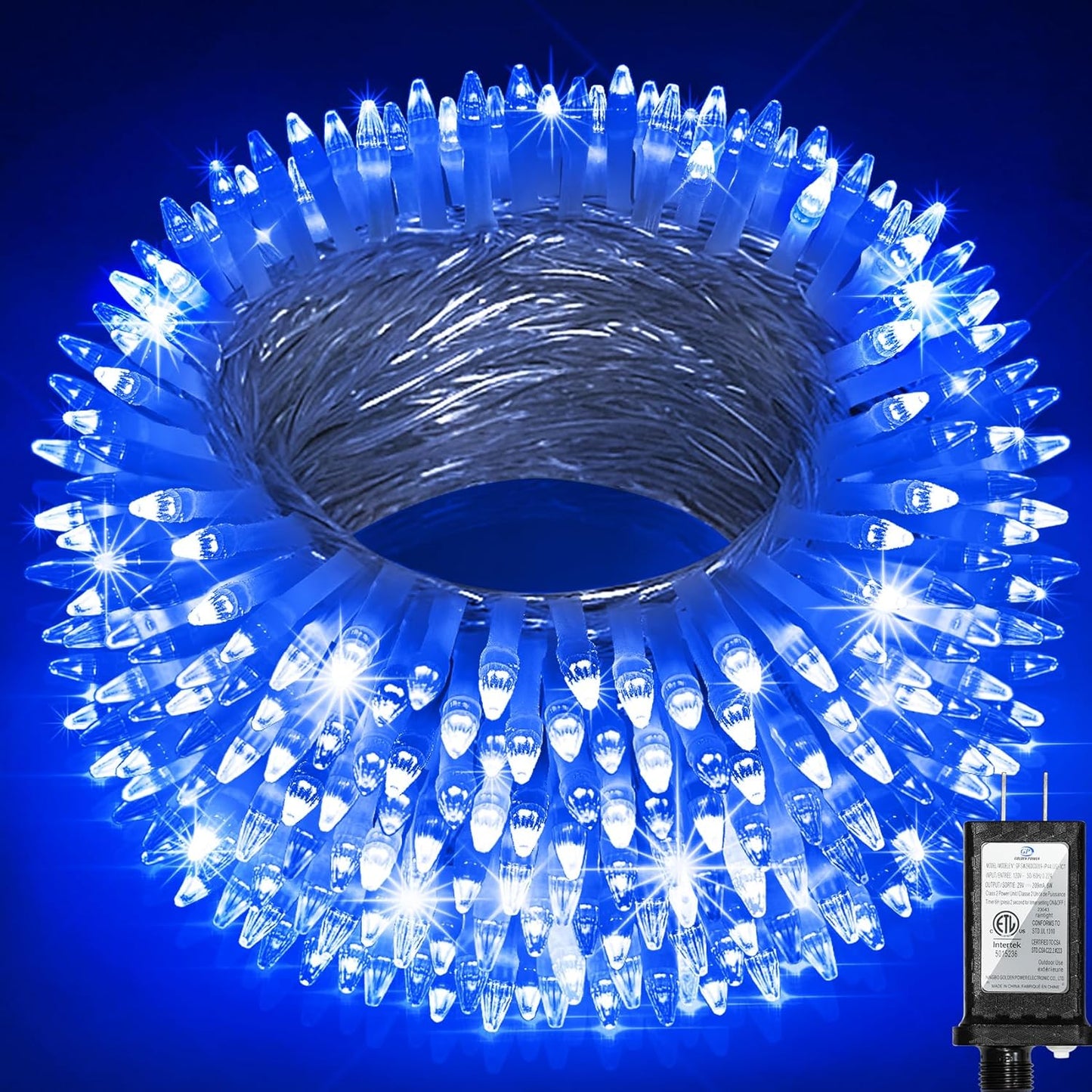 750 LED Christmas Lights Outdoor Use, 246ft 8 Lighting Modes Fairy Lights for Outside, Christmas Tree Lights Outdoor IP44 Waterproof for Xmas Patio Yard Fence Deck Balcony Garden DecorBlue