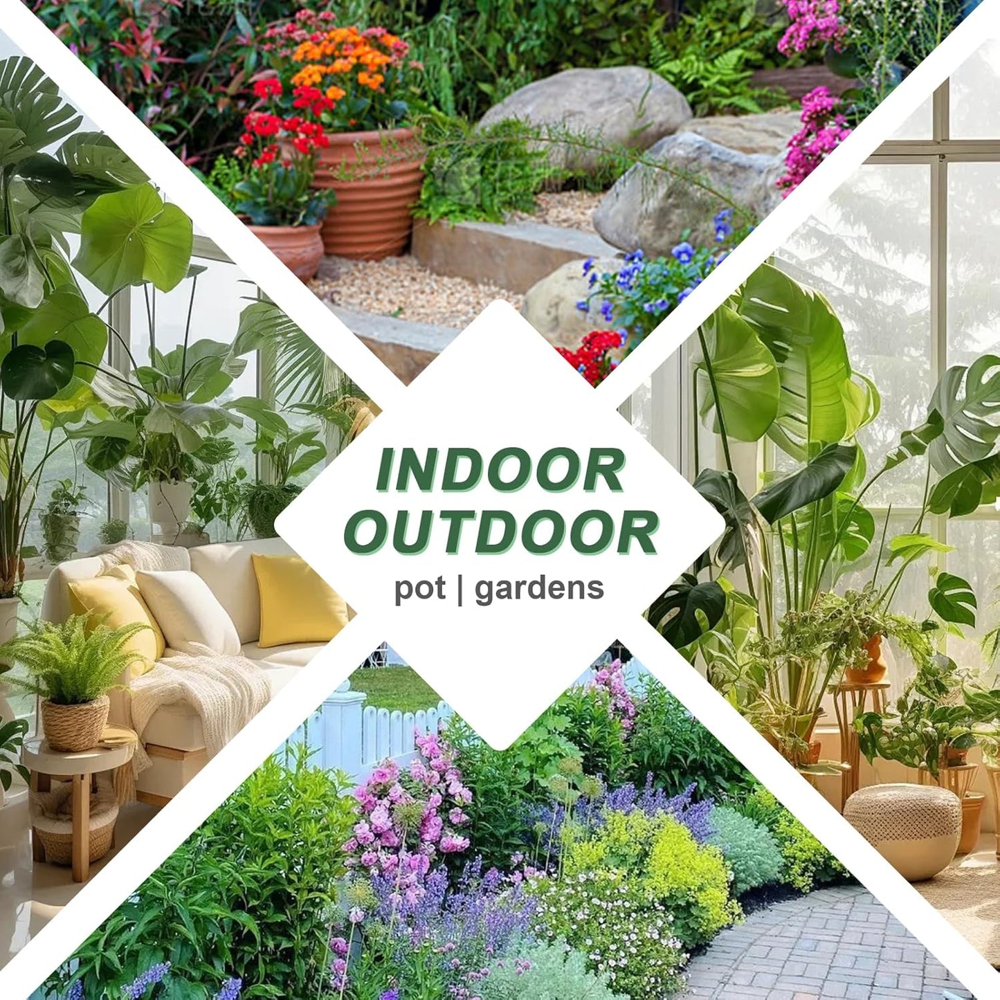 Terracotta Plant Watering Stakes, Self-Watering System for Indoor and Outdoor Plants, 20-Pack