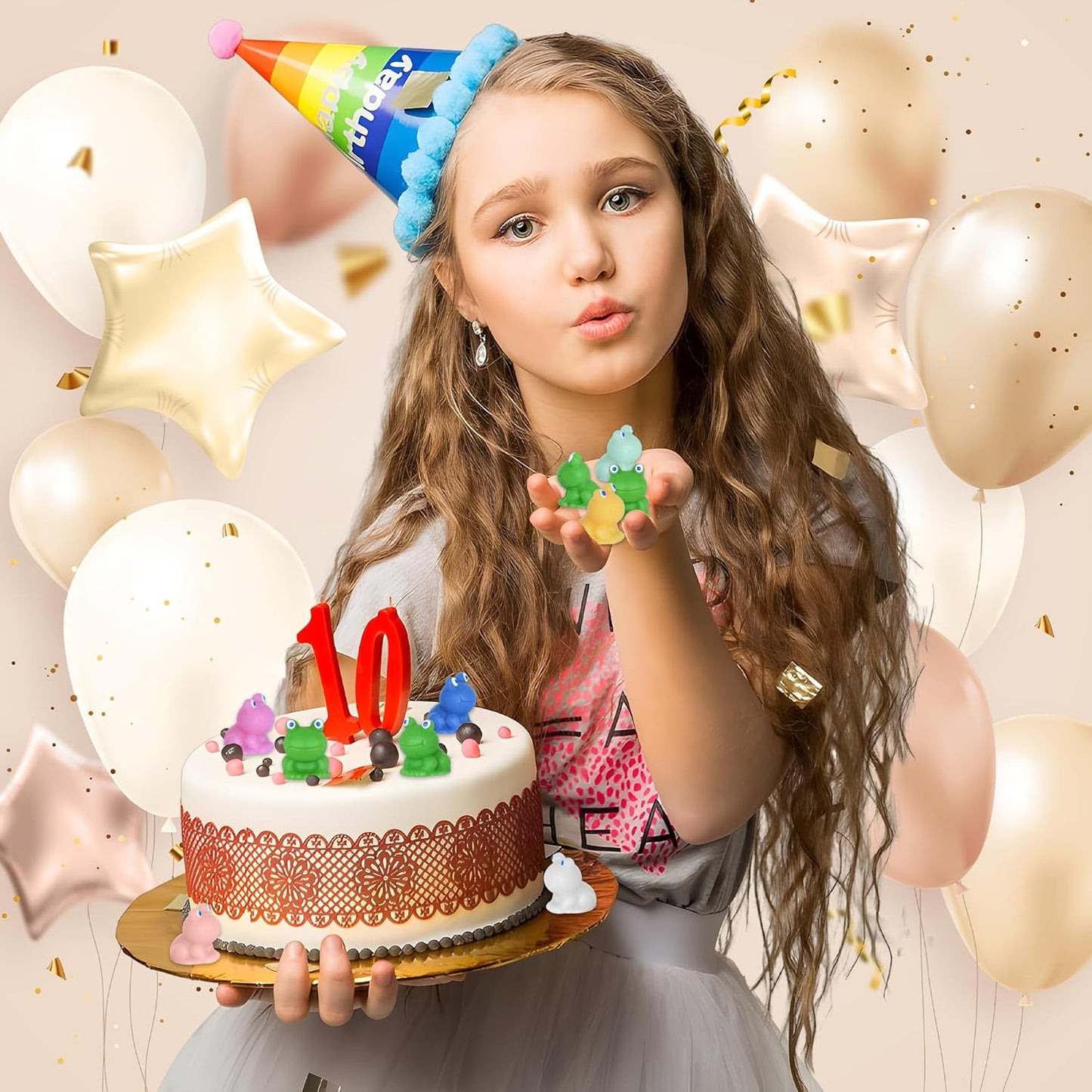 50 PCS Mini Frogs Garden Decor Tiny Plastic Frogs Miniature Resin Frog Figurines for Fairy Garden Miniature Moss Landscape Decoration (Multi Colors)