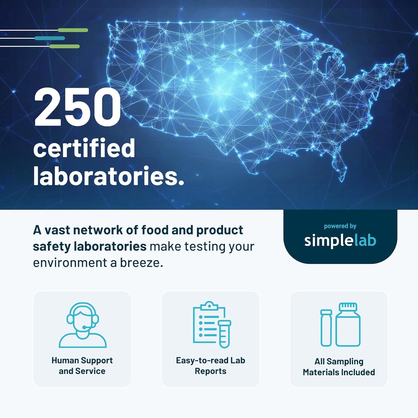 Essential Soil Test by SimpleLab | Soil Quality Tester for 5 parameters Like pH, Organic Matter, Nitrate, Phosphorus, and Potassium | Soil Testing Kit