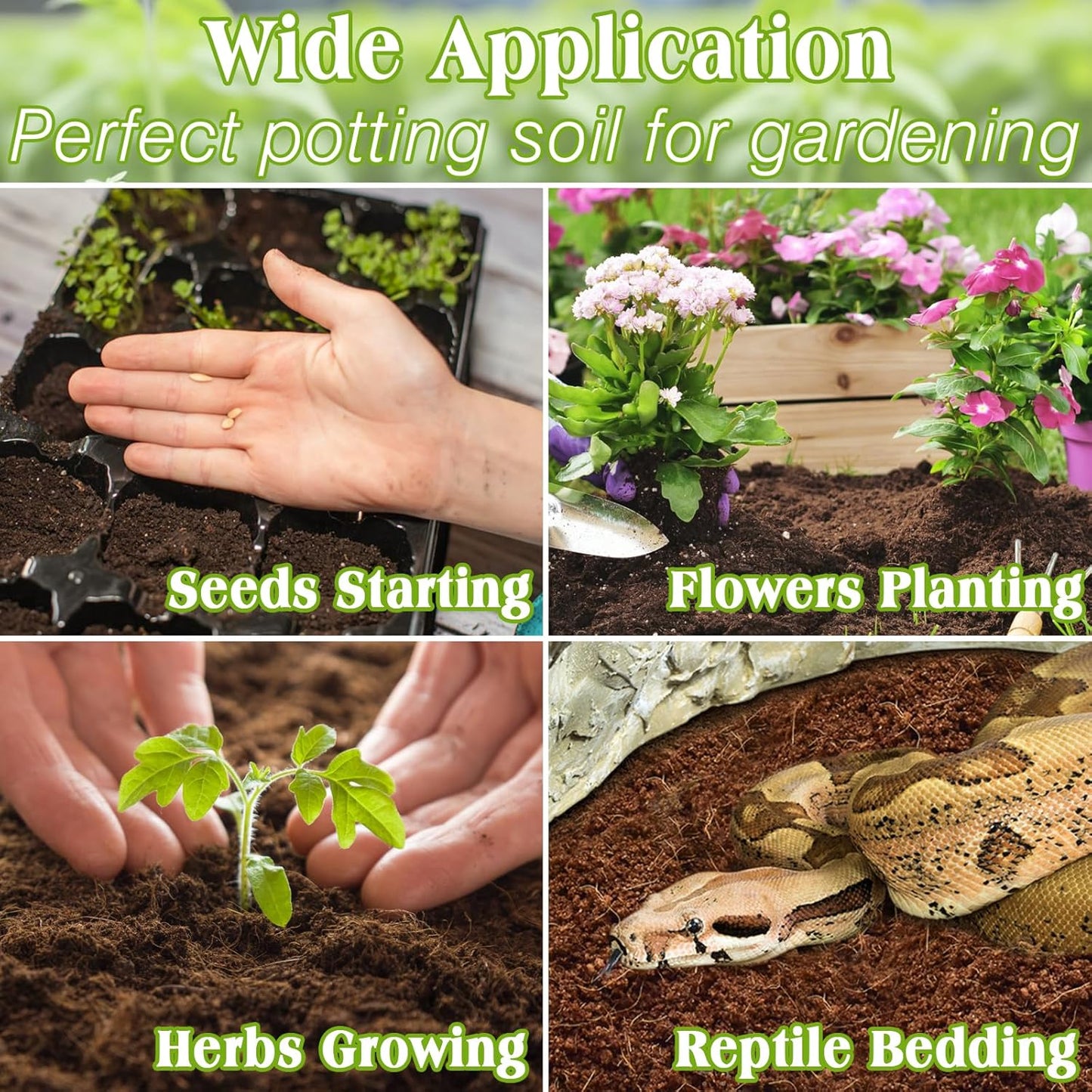 ZeeDix 50Pcs 40mm Compressed Coco Coir Fiber Potting Soil Seed Starters - Organic Coco Coir Pellet Fiber Soil for Planting Bonsai, Herbs, Flowers and Vegetables