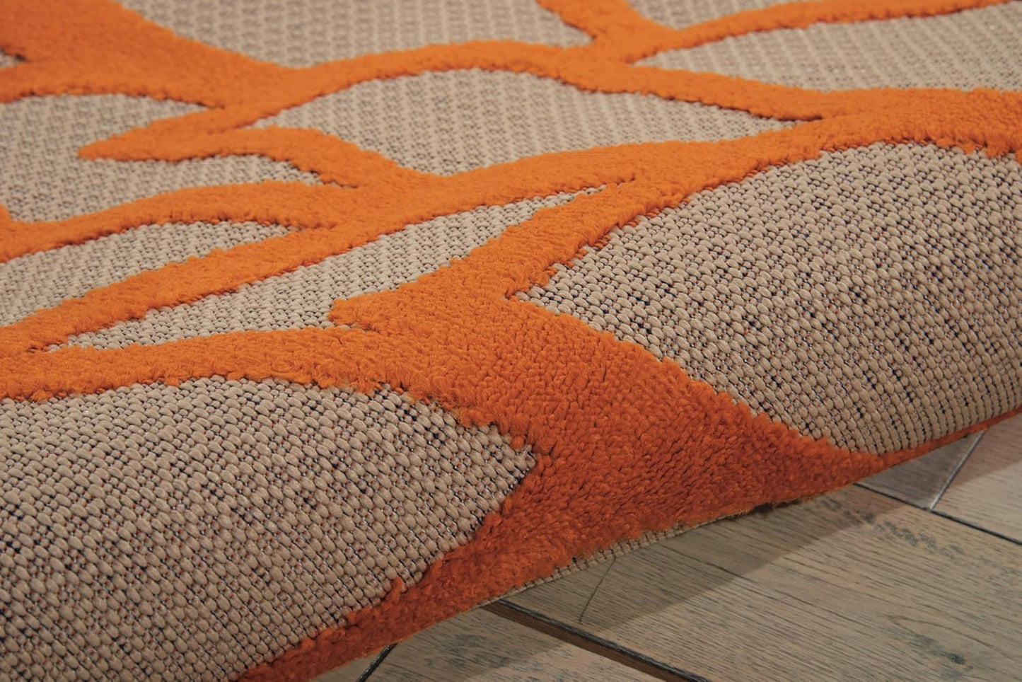 Nourison Aloha Indoor/Outdoor Multicolor 9'6" x 13' Area Rug, Tropical, Botanical, Easy Clean, Non Shedding, Bed Room, Living Room, Dining Room, Deck, Backyard, Patio (9x13)