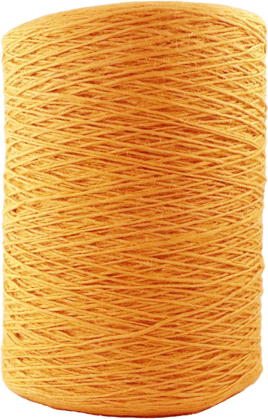 1mm x 2500 Feet Orange Jute Rope, Twine for Gardening Tomato Climbing Plant Tie Floristry Crafts Gift Wrapping Packing Decor