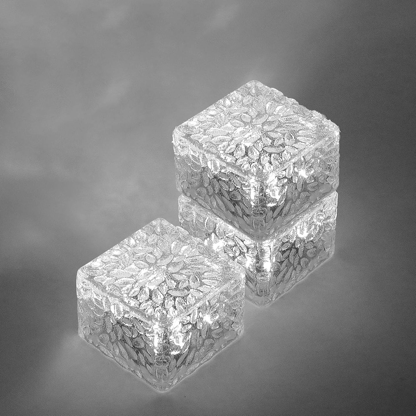 Solar Brick Lights-Outdoor Solar Lights for Yard-Solar Brick Landscape Path Light 3 Pack LED Light Brick Garden Decor for Pathway Patio Walkway Backyard Decoration