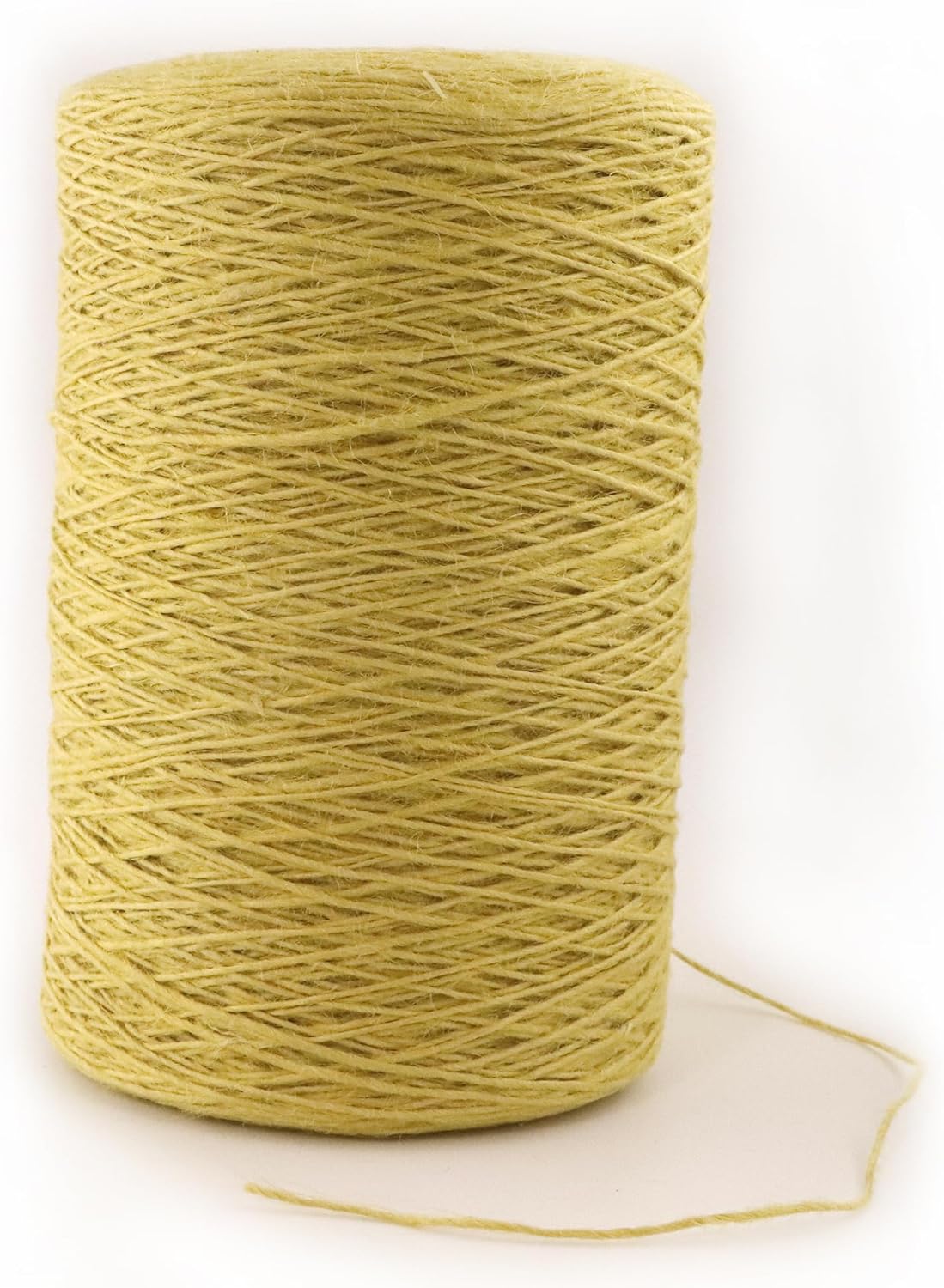 1mm x 3000 Feet Yellow Jute Rope, Twine for Gardening Tomato Climbing Plant Tie Floristry Crafts Gift Wrapping Packing Decor