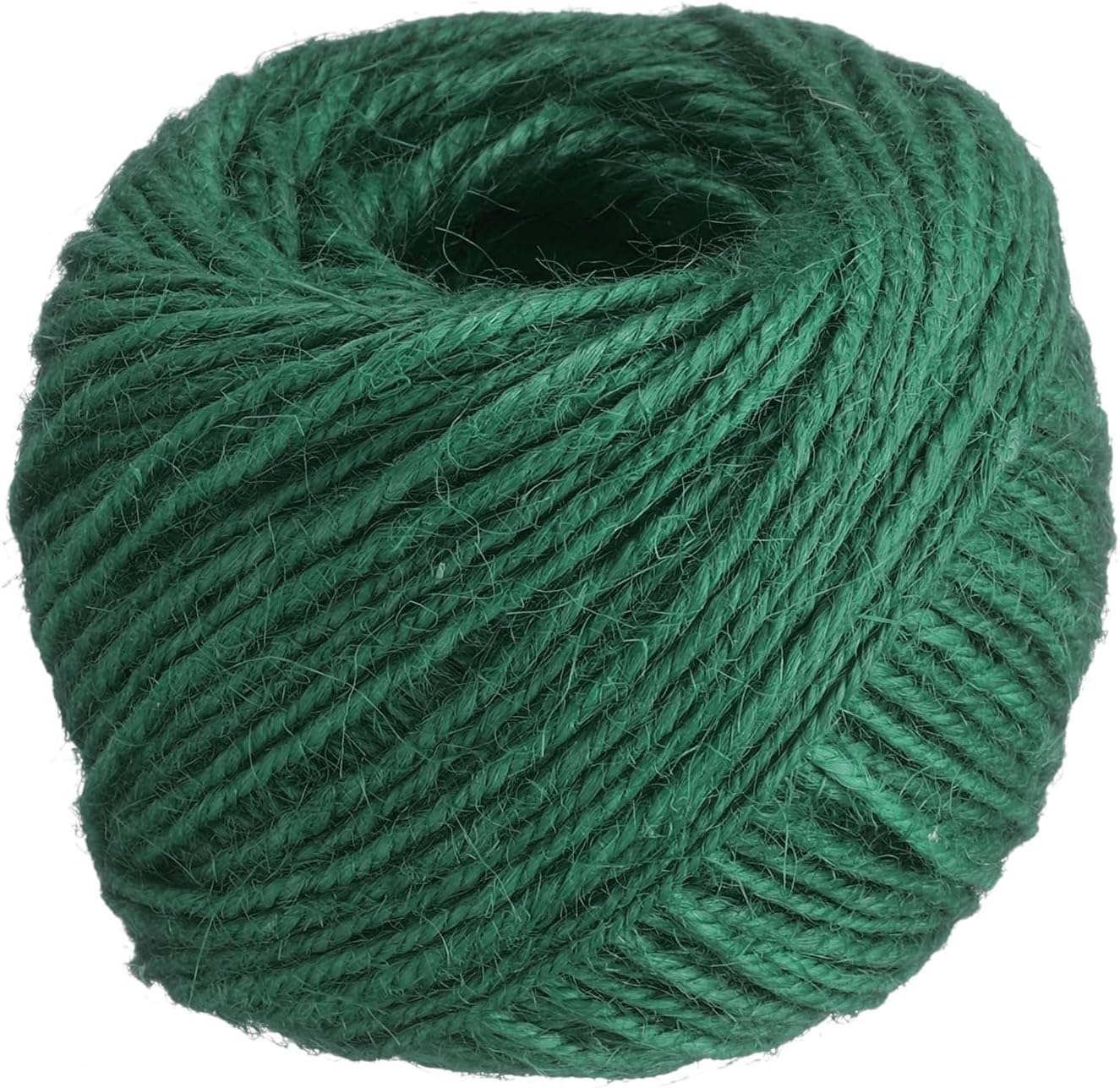 uxcell 164 Feet Natural Jute Twine String,2mm Thin Garden Twine Rope Colored Plant String Cord for DIY Art Crafts Gift Wrapping Decoration Packing Gardening Plant Hanger,Dark Green