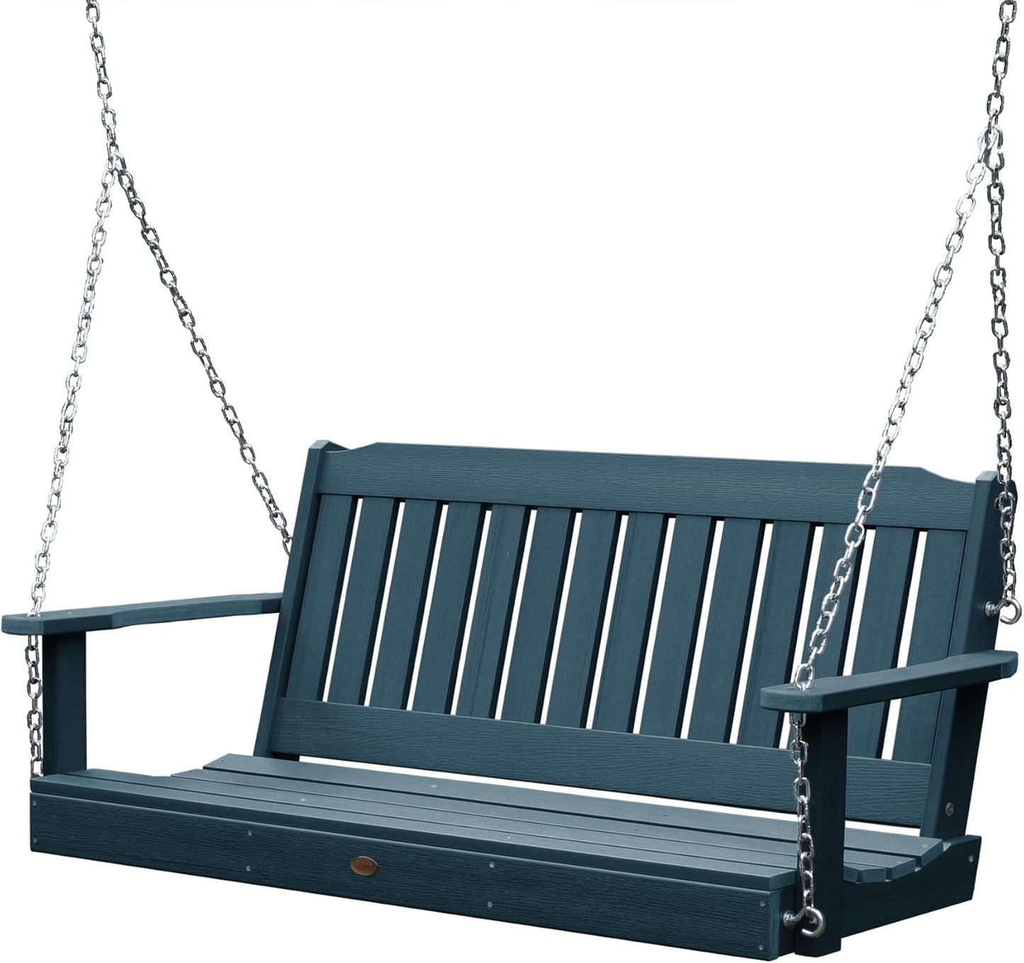 highwood AD-PORL1-NBE Lehigh Porch Swing, 5 Feet, Nantucket Blue