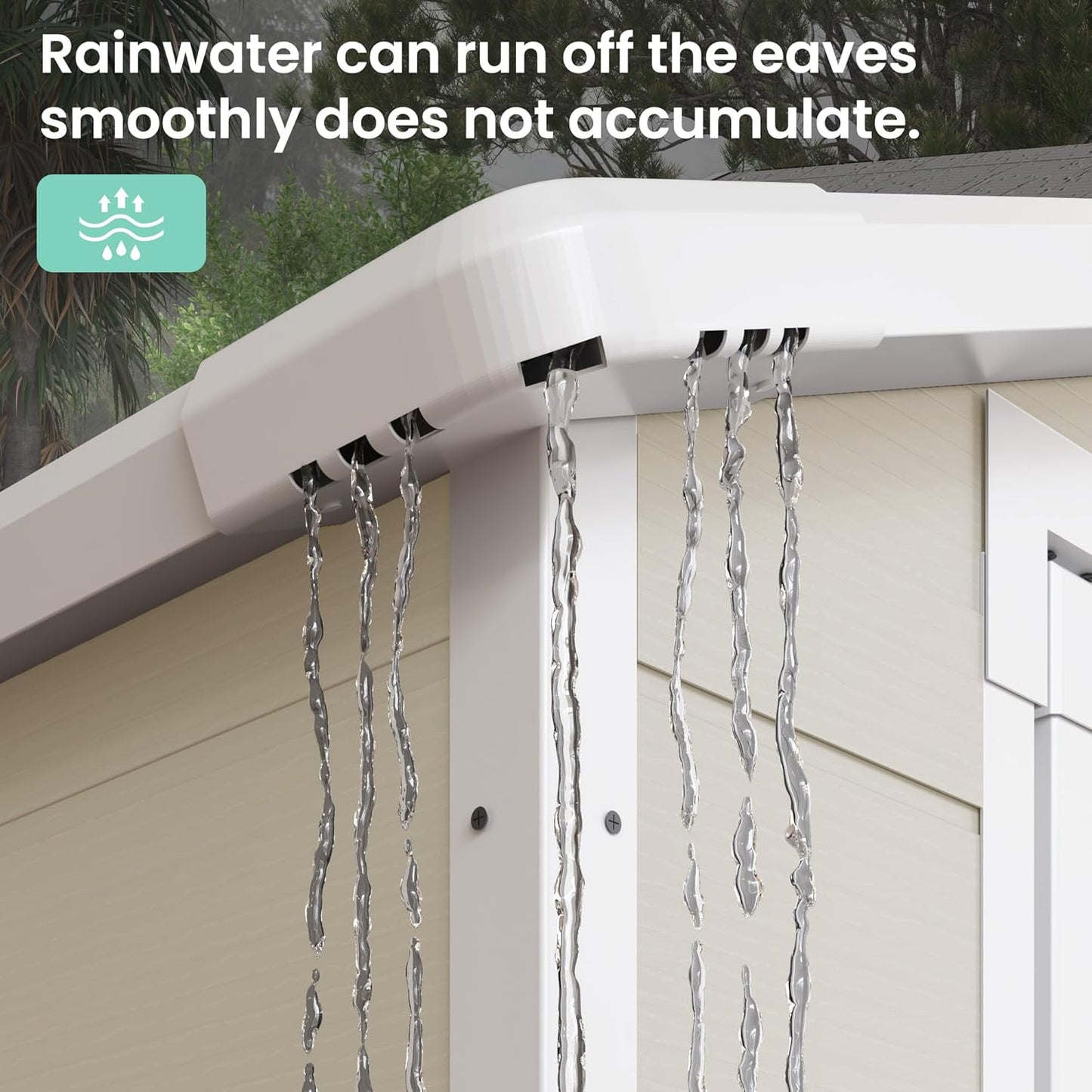 UDPATIO Outdoor Storage Shed 6x4.5 FT, Plastic Resin Outside Sheds & Outdoor Storage for Trash Can, Bike, Lawnmower, Generator, Tool Shed with Lockable Door for Backyard, Lawn, Patio, Sandstone