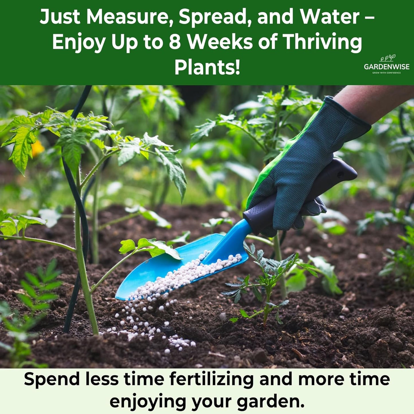 10-10-10 Plant Fertilizer Slow Release - 10 10 10 All Purpose Granular Garden Fertilizer for Vegetables, Tomato, Arborvitae, Shrubs, Rose, Flowers, Fruit, Fig Trees (4 QUARTS)