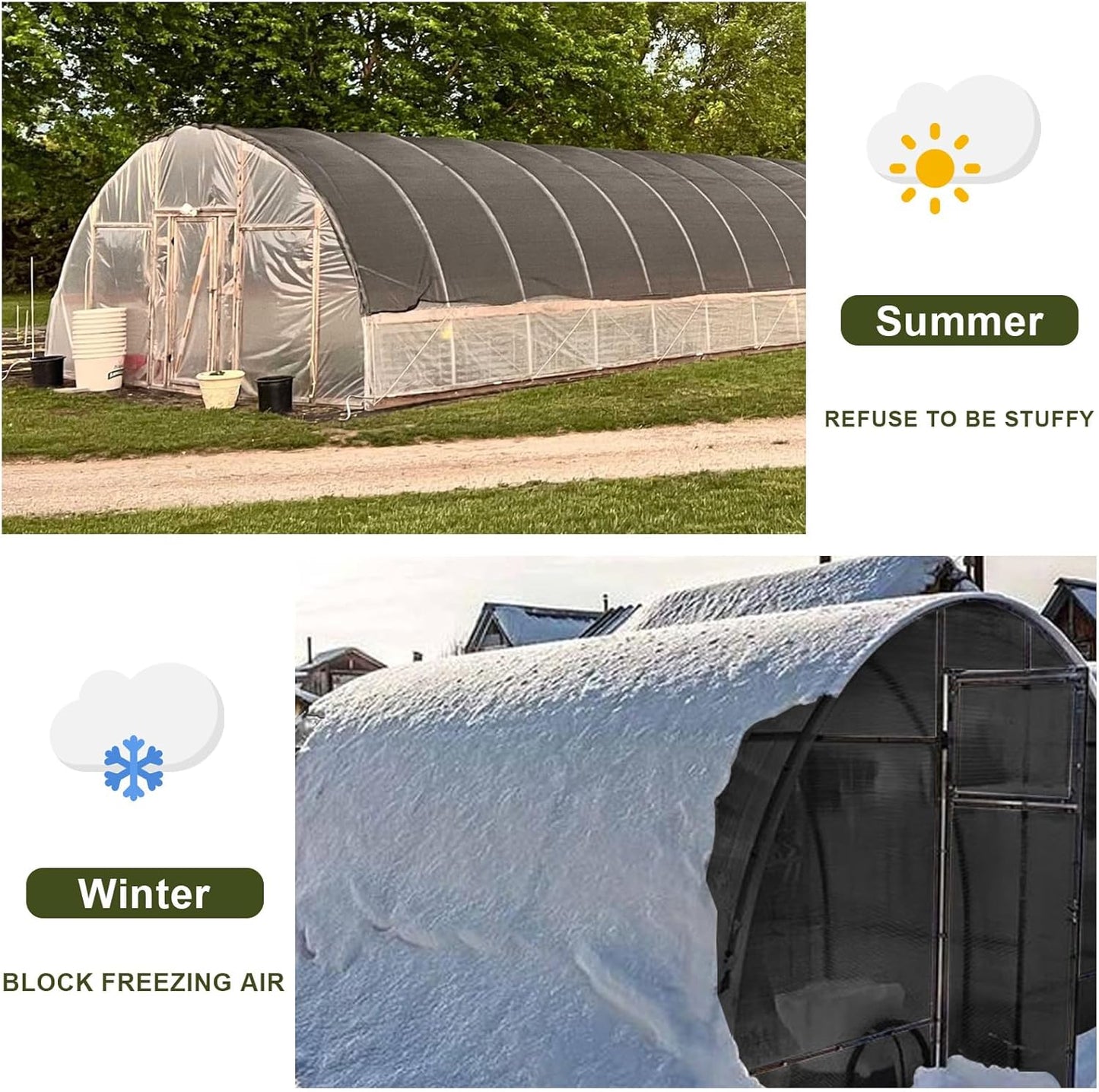 LOVE STORY 6.5x6.5FT 70% Black Shade Cloth Sun Shade Net with Grommets Sunblock Net Mesh Tarp for Garden,Plants Cover,Greenhouse and Patio