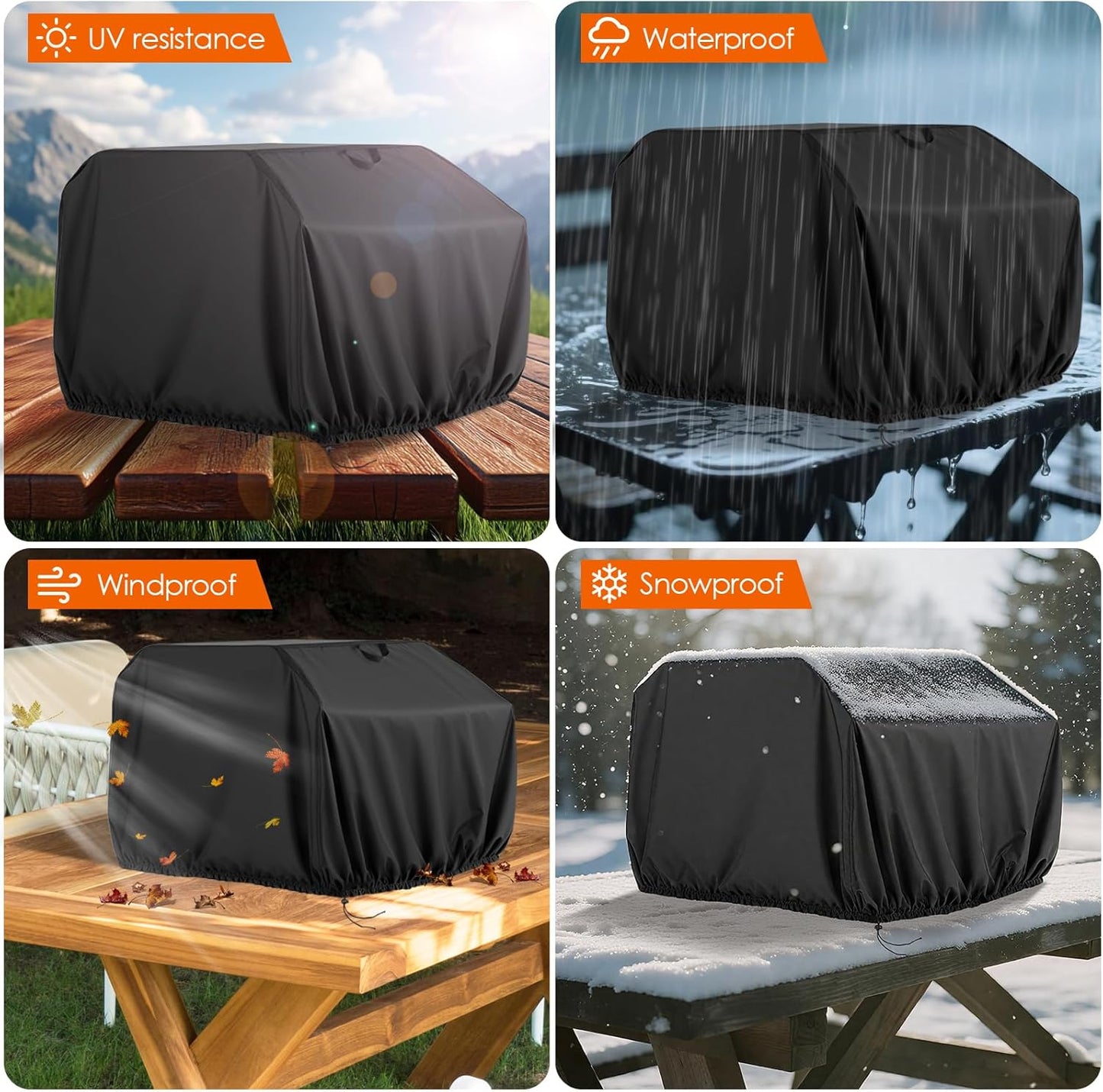 Pizza Oven Cover for Nexgrill Ora 16,TwoPone Waterproof Pizza Oven Accessories Carry Cover for Outdoor