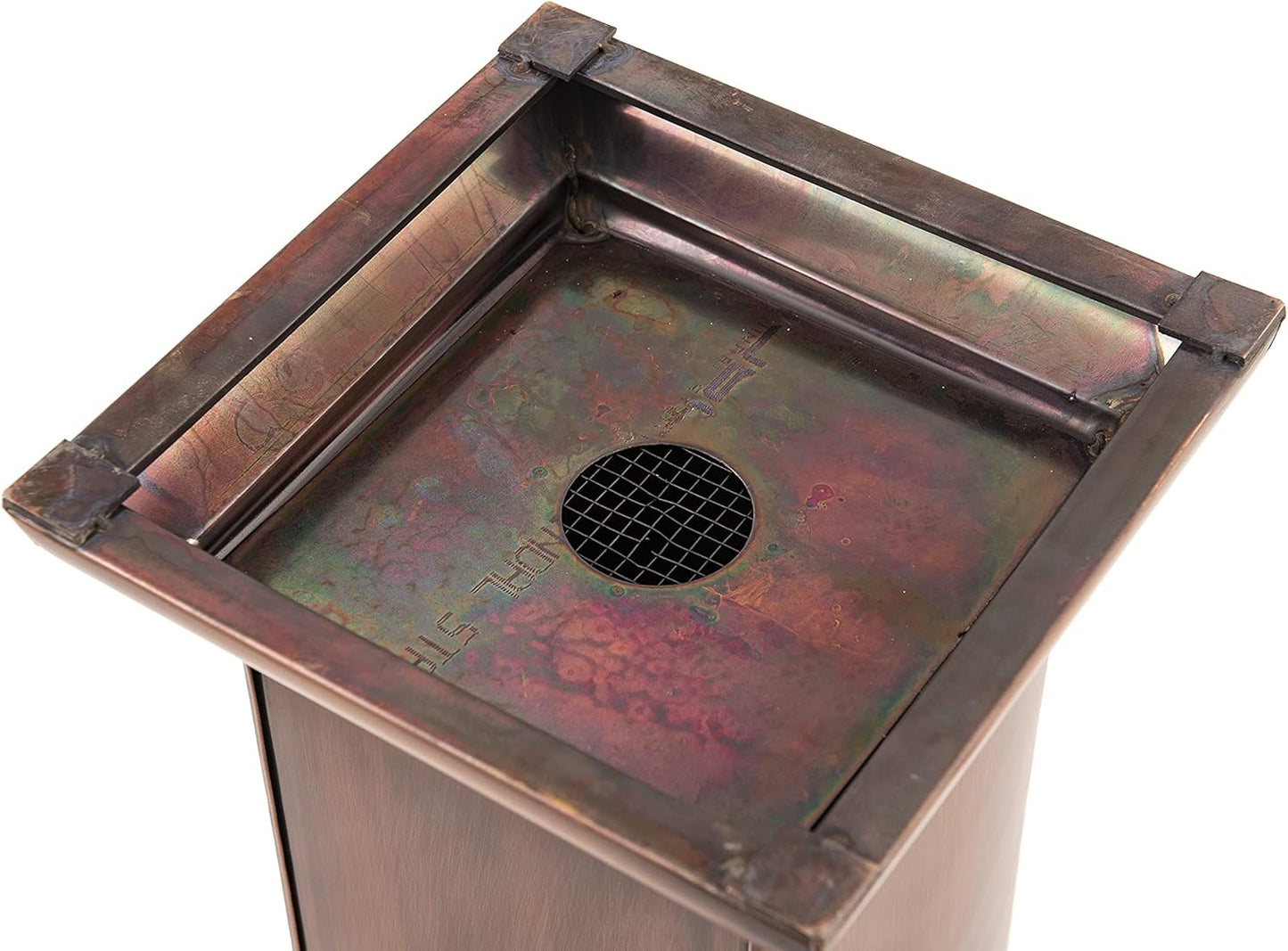 H Potter Copper Planter Tall Indoor Outdoor Large Flower Pot for Patio Deck Garden Home Decorative Metal Vase