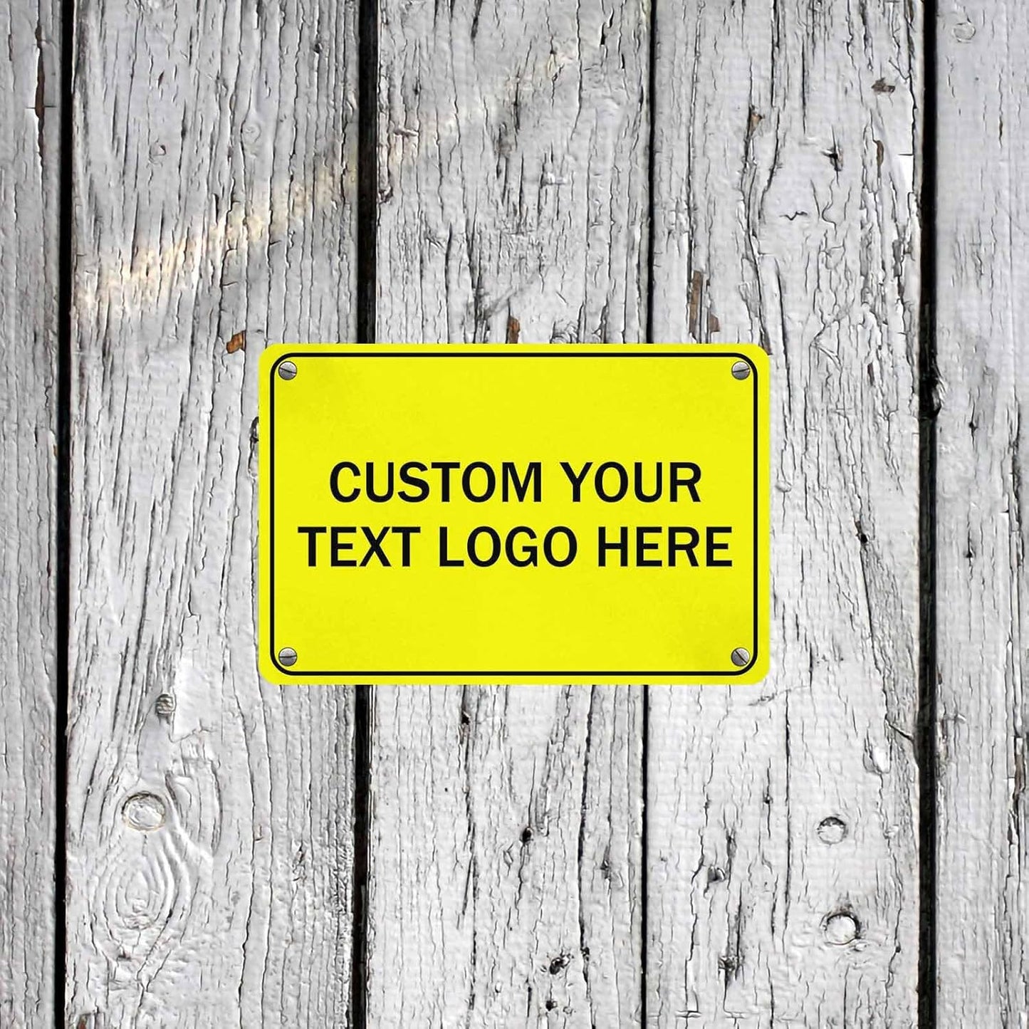 Custom Metal Signs, Personalize for Office, Home, Delivery - Your Image, Text, Photo, Pets, Kids Art - Made in USA