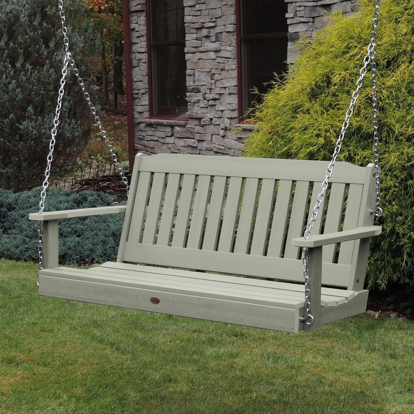 highwood Lehigh Porch Swing, 5 Feet, Eucalyptus