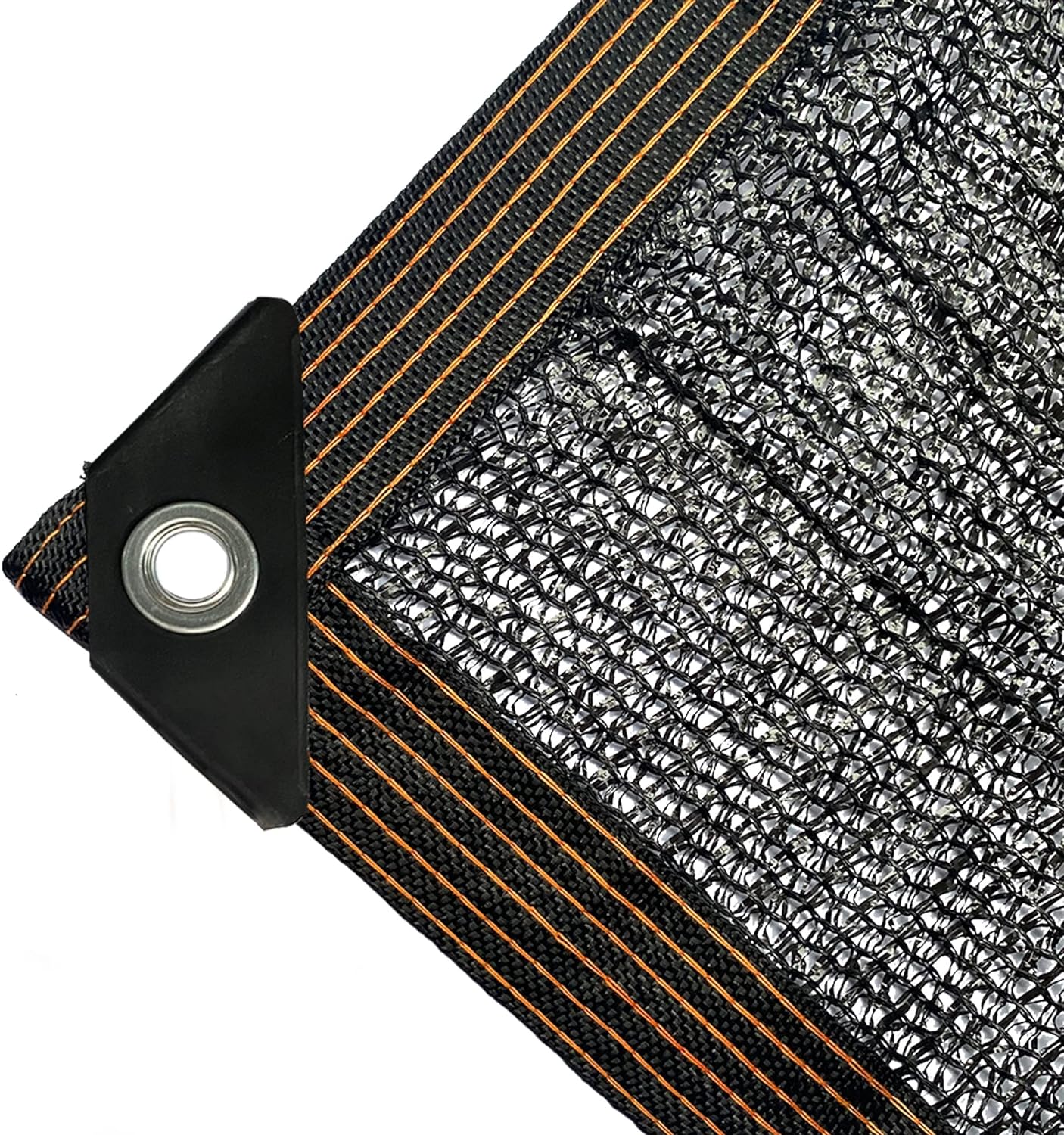 winemana 50% Black Shade Cloth, 10 x 12 FT Durable Mesh Tarp with Grommets, Garden Sunblock Shade Cloth Shading Antifreezing for Plants Cover, Greenhouse, Barns Kennel, Patio, Tomatoes