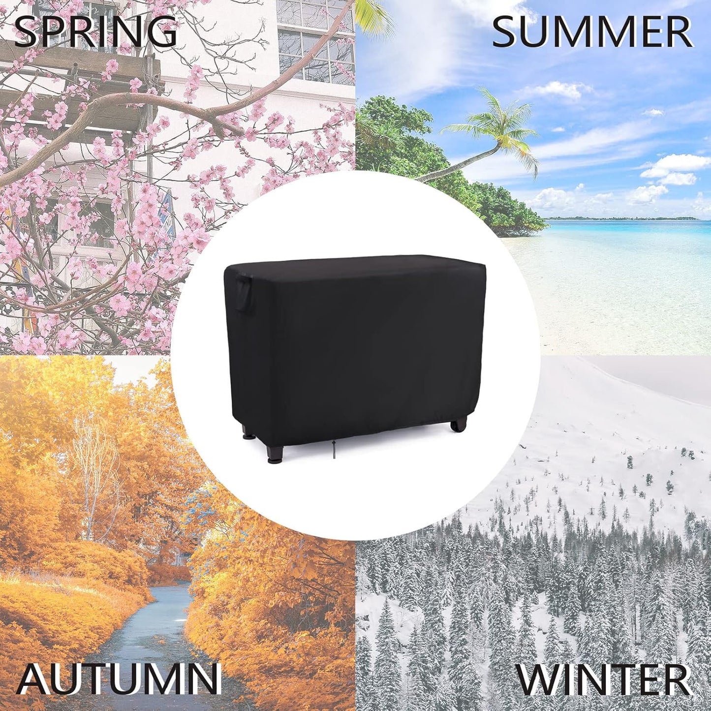 Patio Prep Table Cover for 52 Inch Keter Unity XL Portable Outdoor Table,Waterproof Outdoor Bar Table Covers,Outdoor Grill Cart Pizza Oven Table Cover